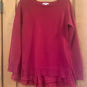 Garnet Hill cashmere sweater XS
